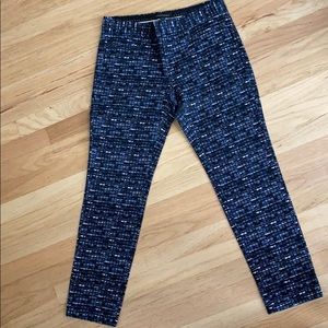 Banana Republic pattern pants. Slim fit, like new.